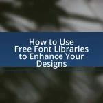 How to Use Free Font Libraries to Enhance Your Designs