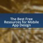 The Best Free Resources for Mobile App Design
