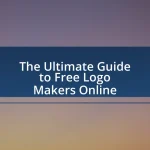 The Ultimate Guide to Free Logo Makers Online