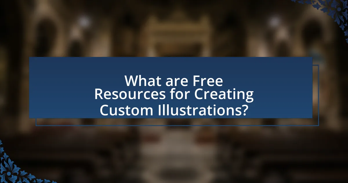 What are Free Resources for Creating Custom Illustrations?