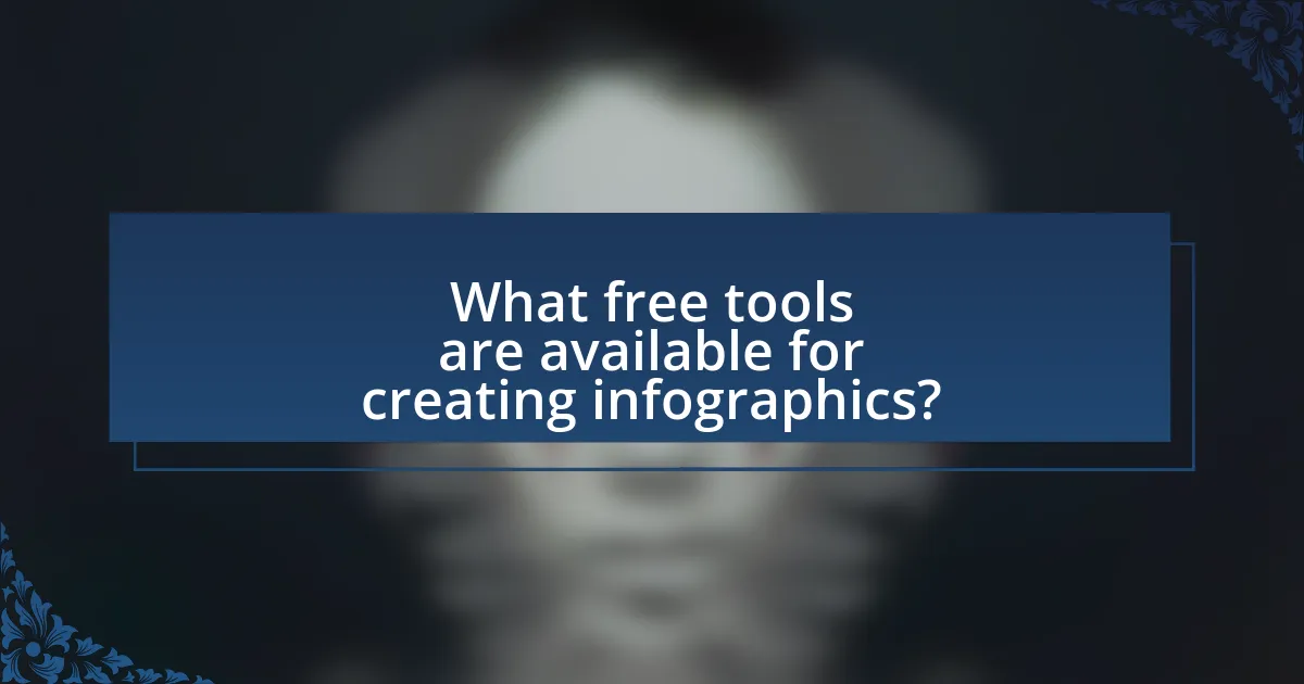 What free tools are available for creating infographics?